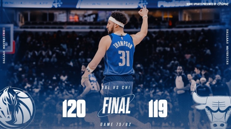 險勝公牛！獨行俠官方曬贏球海報 克萊成為封面人物
